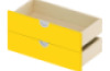 Cubo ACCESSORIES SHELVES AND DRAWERS orange wide low 2 pcs.