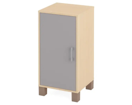 Small cabinet with shelves and doors. Grey. Fresh Collection