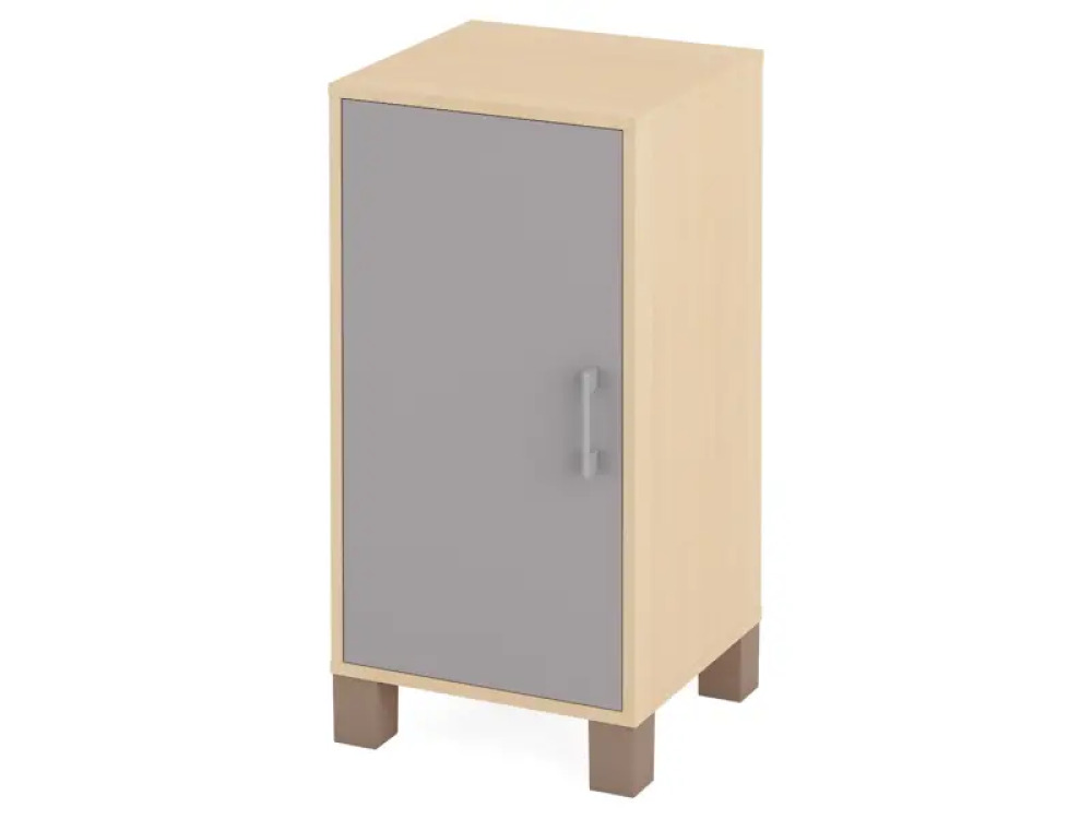 Small cabinet with shelves and doors. Grey. Fresh Collection