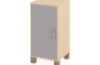 Small cabinet with shelves and doors. Grey. Fresh Collection