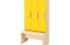 Doors with handle for cloakroom Vita 3 - Yellow