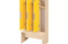 Doors with handle for cloakroom Vita 3 - Yellow