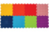 Colourful sensory path