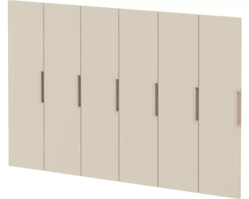 Doors with handle for cloakroom Vita 6 - Sand