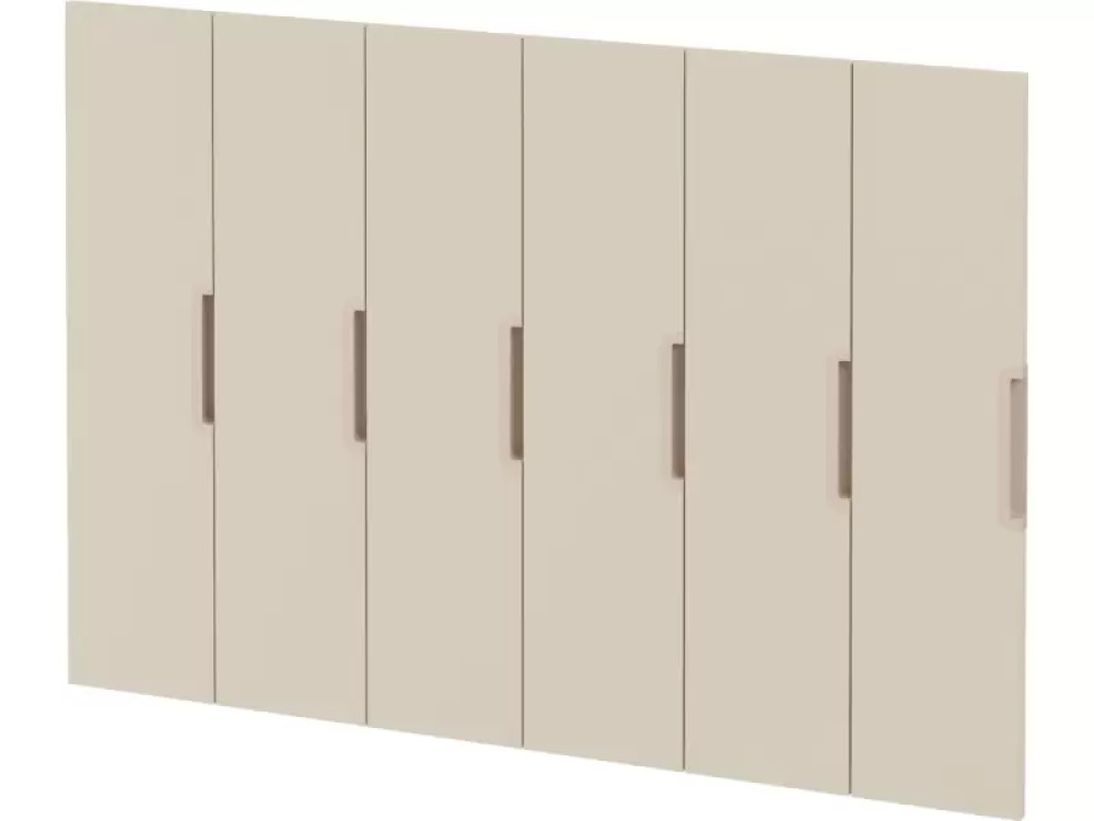 Doors with handle for cloakroom Vita 6 - Sand