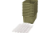 Big plastic containers with runners - eco light green - 09