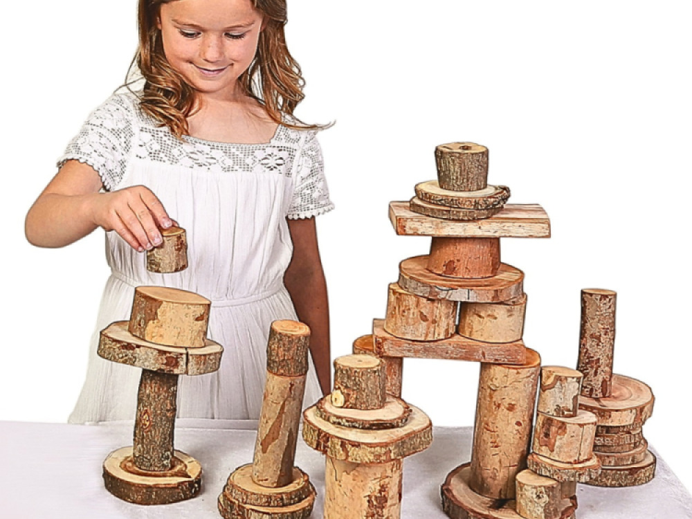 Wooden Log Set