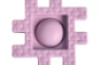 Waffle blocks with bubble pressing