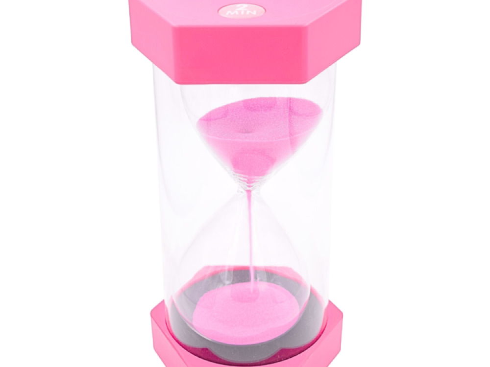 Large Event Sand Timer – 2 Min. – Pink