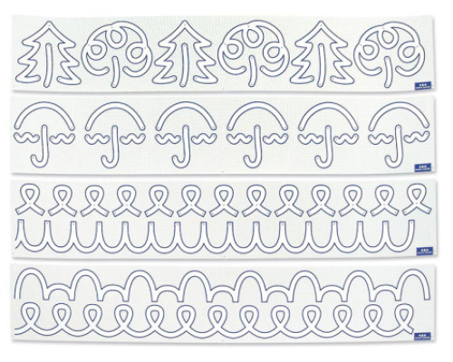 Graphomotor tiles Set 2 ? blue