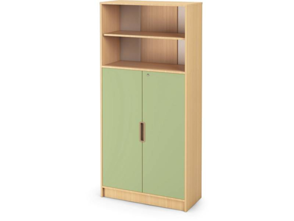 Tall Cabinet 92 with doors and lock - Type B - Avocado