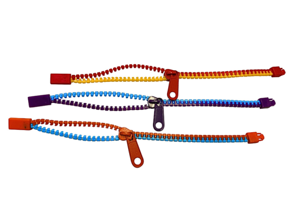 Zip Fidget Bracelet 3pk
