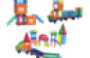 MAGNETIC TILES ACCESSORY SET  50 piece
