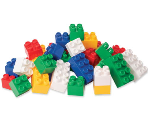 Large plastic toy bricks