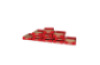 12 - small cardboard trays - Red