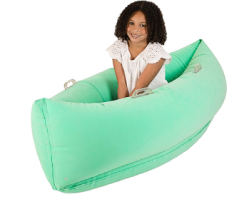 Hugging Inflatable Peapod Sensory Hug Canoe 1.5mtr/Green – By Bouncyband