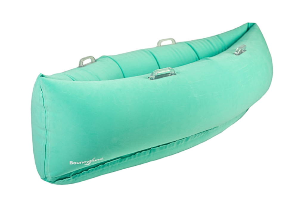 Hugging Inflatable Peapod Sensory Hug Canoe 1.5mtr/Green – By Bouncyband
