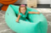 Hugging Inflatable Peapod Sensory Hug Canoe 1.5mtr/Green – By Bouncyband