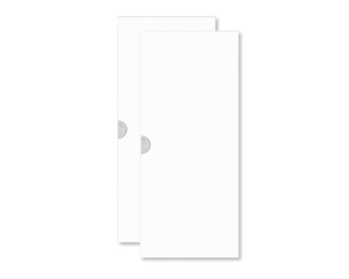 Cubo doors for lounger storage cabinet. White
