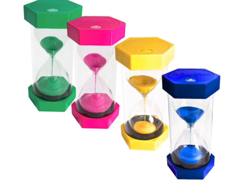 Large Event Sand Timer – 5 Min. – Blue