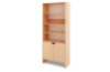 Tall Storage Unit + half bottom doors - Beech