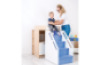 Steps for Cubo changing table. Azure blue. Cubo collection