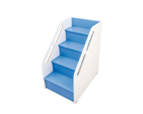 Steps for Cubo changing table. Azure blue. Cubo collection