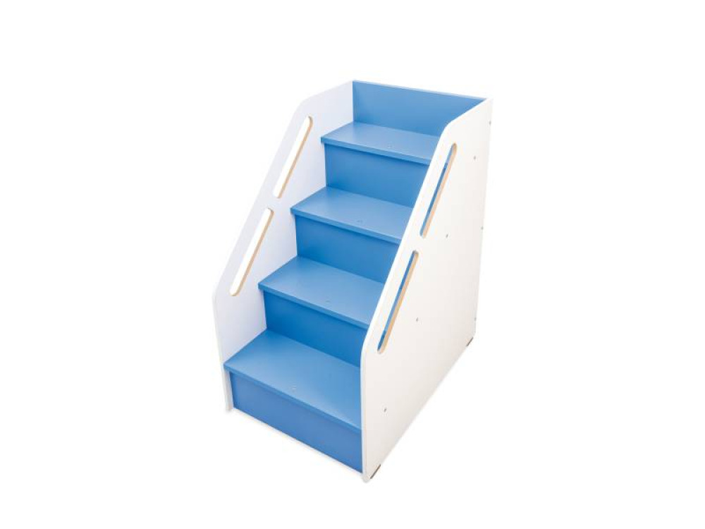Steps for Cubo changing table. Azure blue. Cubo collection