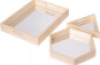 Wooden mirrored trays