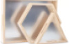 Wooden mirrored trays