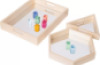 Wooden mirrored trays