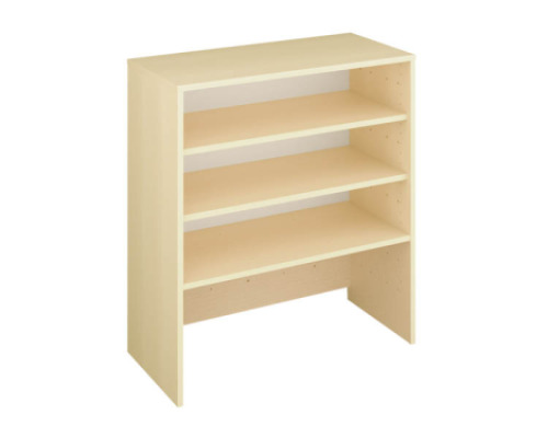 Storage Unit L with shelves - Beech