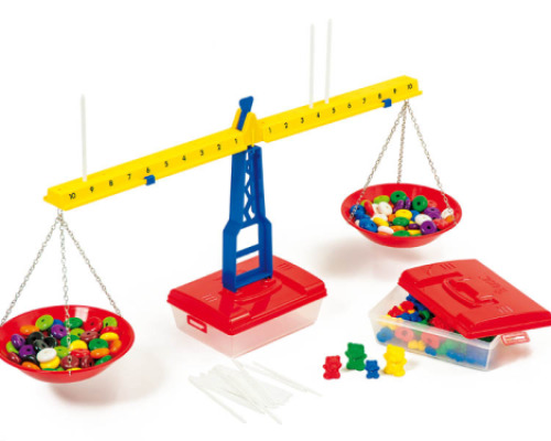 Set of balance scales