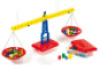 Set of balance scales