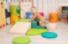 Nature. Foam obstacle course for toddlers