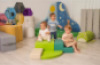 Nature. Foam obstacle course for toddlers