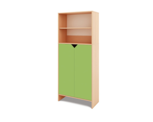 Tall Storage Unit + bottom doors - Green