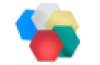 Coloured Hexagon Mirrors – 5 pcs