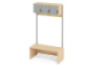 Cloakroom doors, set of 3, grey with felt front. Cubo Acoustic Collection