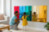 EXTRA LARGE COLOURFUL MIRRORS – 5PCS