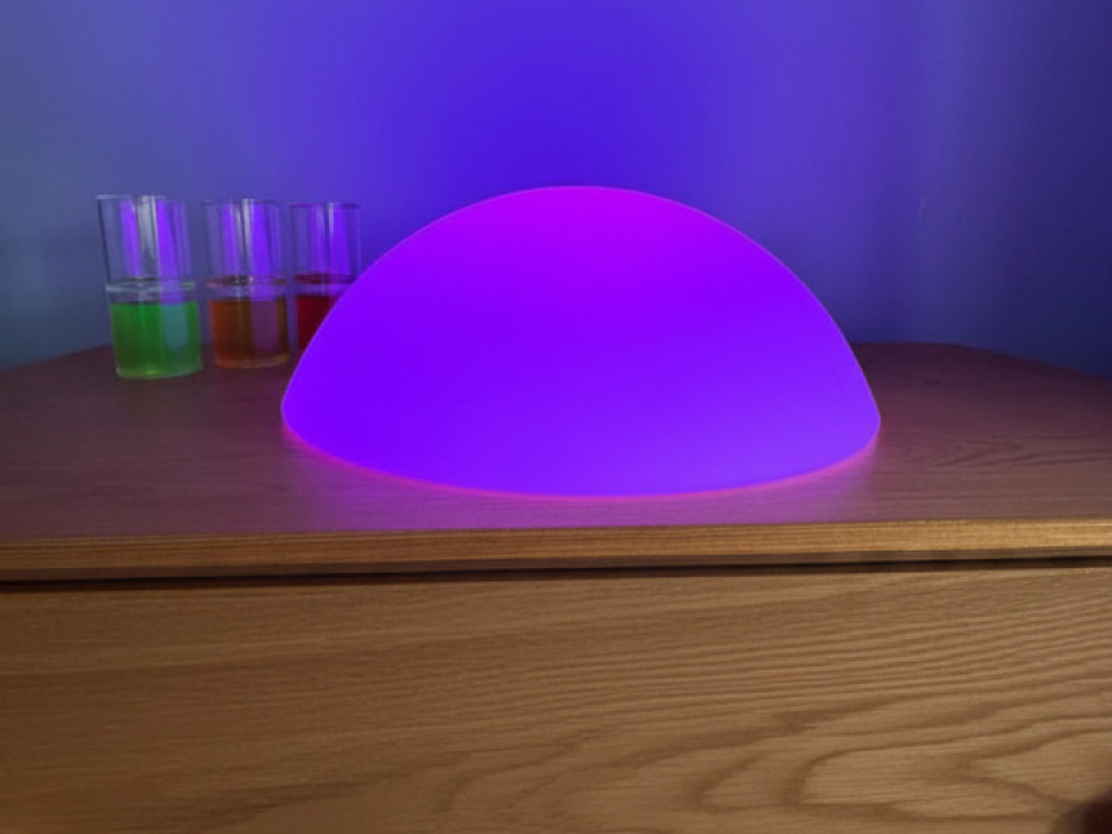 Colour changing mood Flat Pebble (stepping stone)