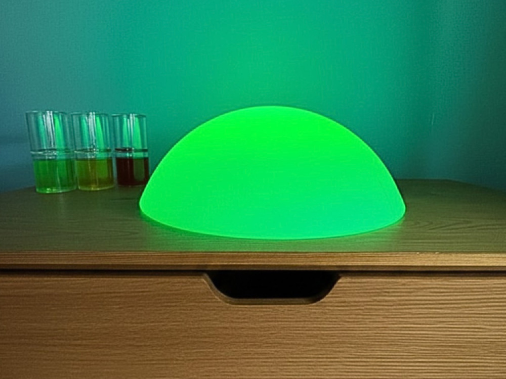 Colour changing mood Flat Pebble (stepping stone)