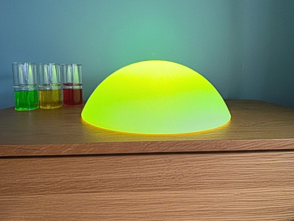 Colour changing mood Flat Pebble (stepping stone)