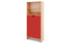 Tall Storage Unit + bottom doors - Red