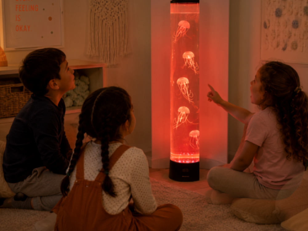Sensory LED Jellyfish Aquarium Table Lamp – 70cm