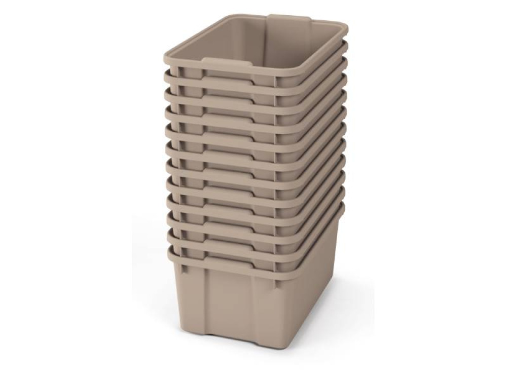 Big plastic containers - eco beige - 12