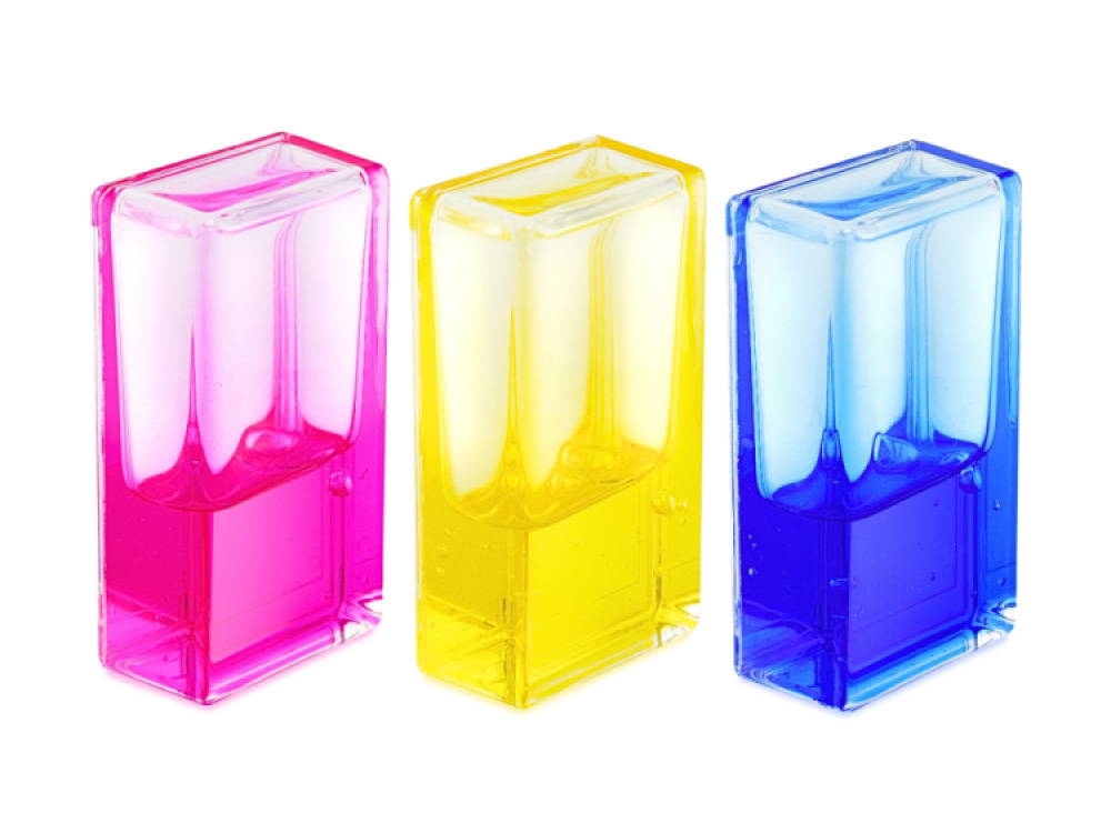 Fidget Ooze Tube (3x Rectangle) Purple, Yellow, Pink
