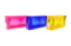Fidget Ooze Tube (3x Rectangle) Purple, Yellow, Pink