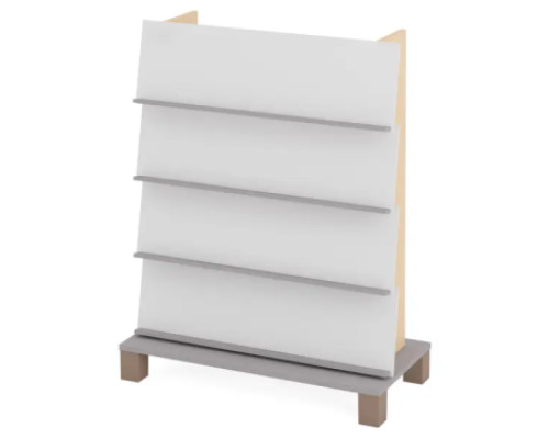 Double-sided bookcase 1. Grey. Fresh Collection