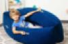 Hugging Inflatable Peapod Sensory Hug Canoe 1.2mtr/Blue By Bouncyband